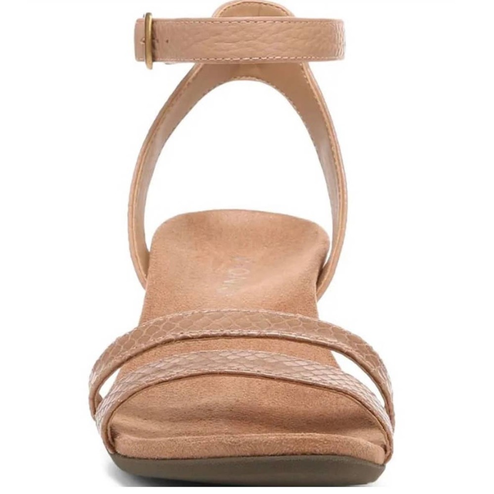 New Vionic Orlanda Macaroon Wedge Sandal Cork Heel Womens Size 11